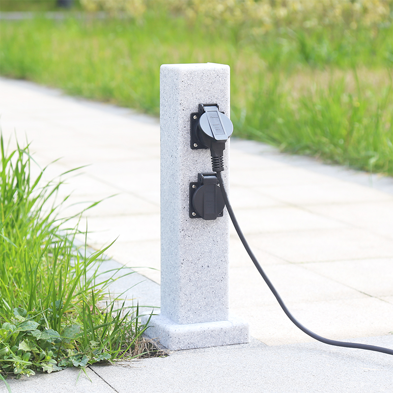 Outdoor Power Outlet Waterproof - Tomada de energia vertical PE tomada