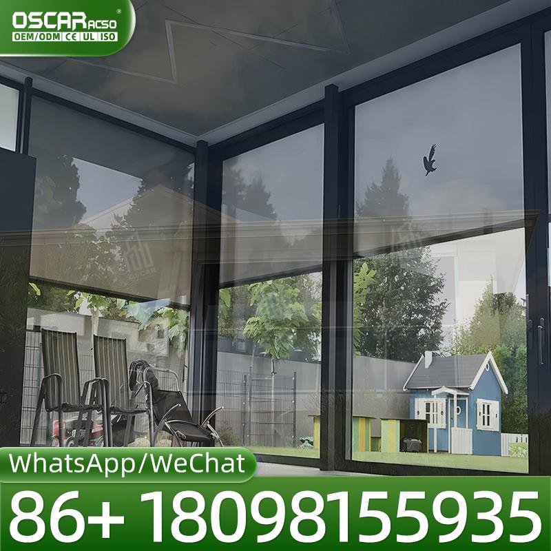 Outdoor Power Blinds - Persianas de enrolar externas com controle