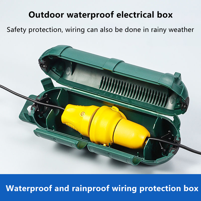 Outdoor Power Extension Cord - Capa de segurança para cabo de