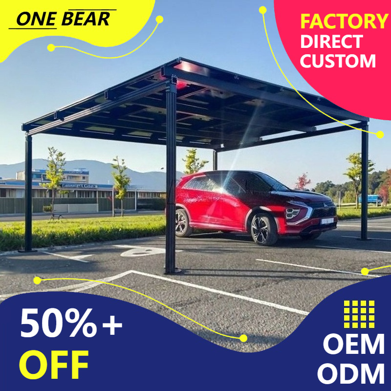 Outdoor Power Block - Carport Solar Fotovoltaico Euro Norm Personalizável