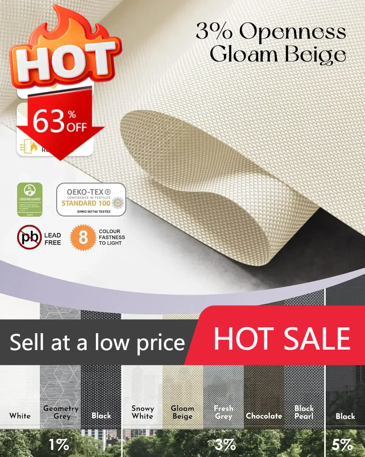 Outdoor Power Blinds - Persianas Motorizadas para Exterior Compatíveis com