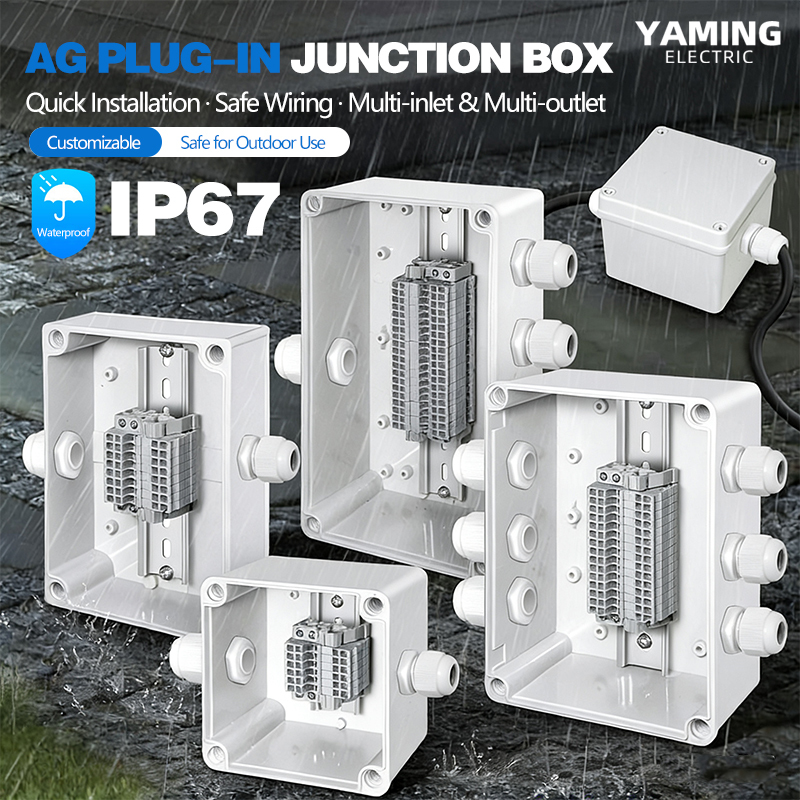 Outdoor Power Block - Caixa de Junção à Prova d'Água