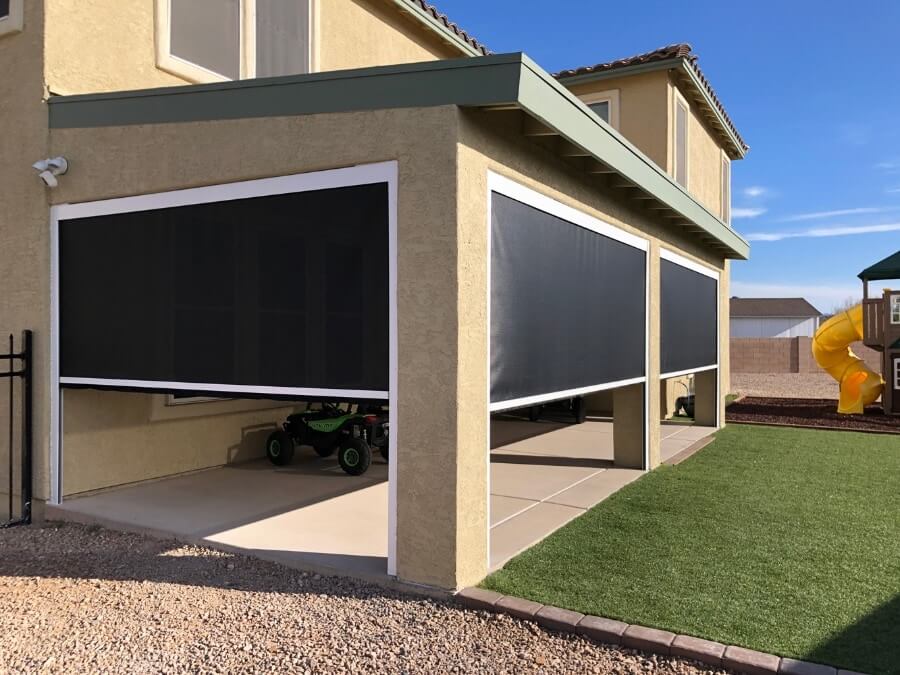 Cortina de Terraço Sob Medida  - Outdoor Power Blinds avaliação e preço