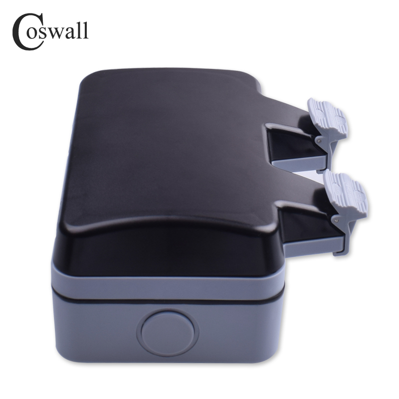 Coswall-tomada de parede resis - Outdoor Power Outlet Waterproof avaliação e preço