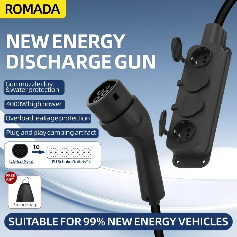 Carregador ev portátil para ca - Outdoor Power Lead avaliação e preço