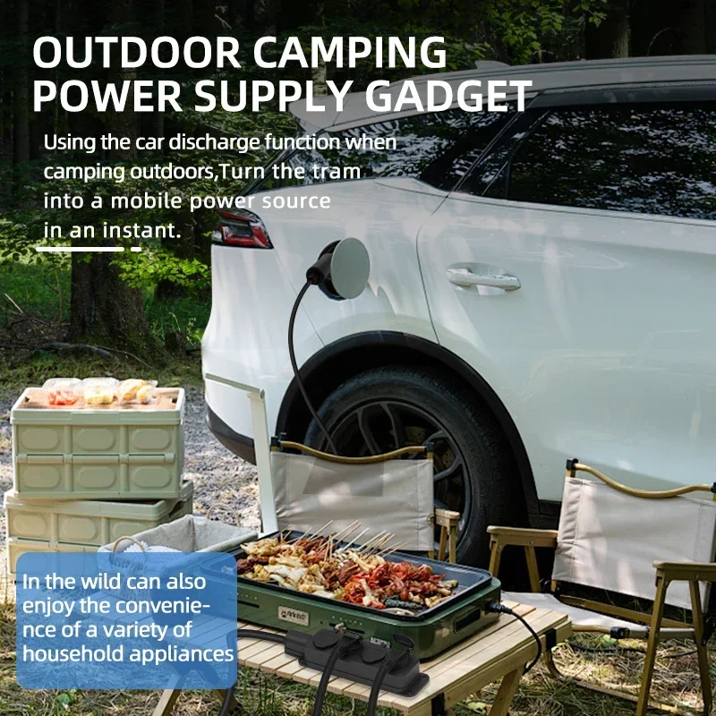 Carregador ev portátil para ca - Outdoor Power Lead avaliação e preço