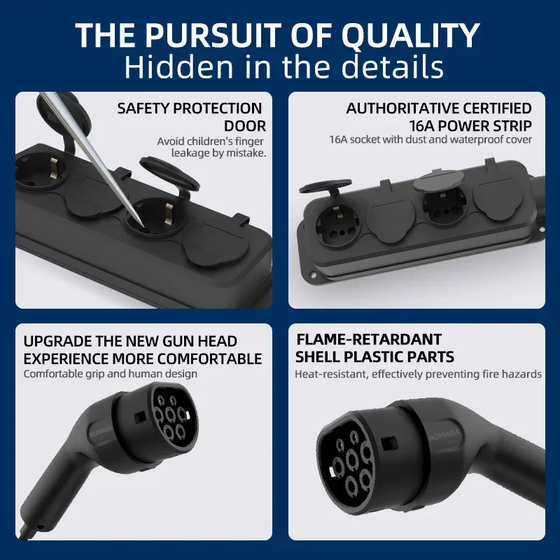 Carregador ev portátil para ca - Outdoor Power Lead avaliação e preço