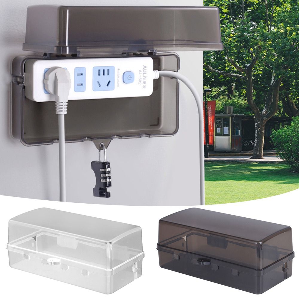 Caixa de Plástico Durável Anti - Outdoor Power Outlet Waterproof avaliação e preço