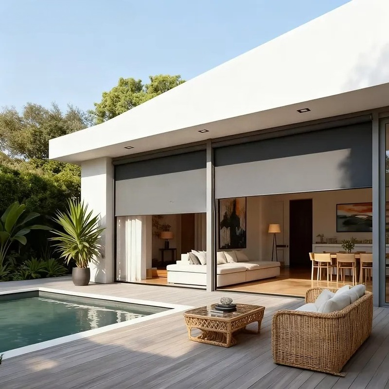 Persianas Rolô Elétricas Intel - Outdoor Power Blinds avaliação e preço