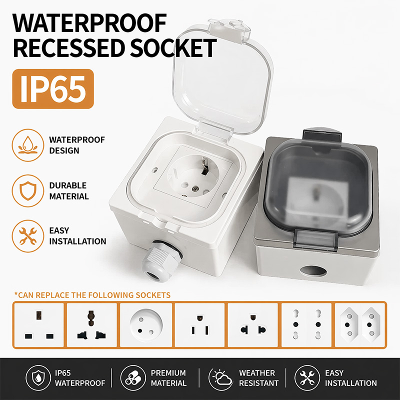 Tomada de Parede Externa IP65  - Outdoor Kitchen Power Outlet avaliação e preço