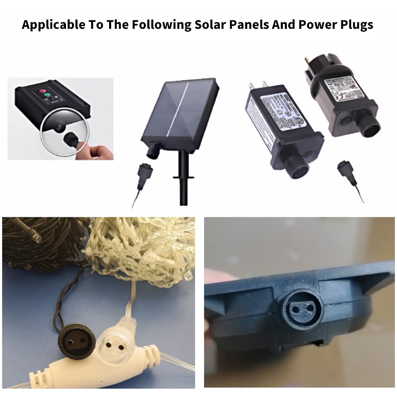 Conector LED Externo de 2 Pino - Outdoor Power Extension Cord avaliação e preço