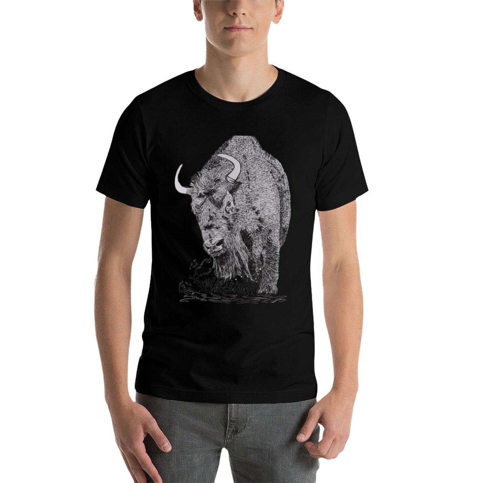 bison poderoso entrando, desen - Outdoor Power Block avaliação e preço