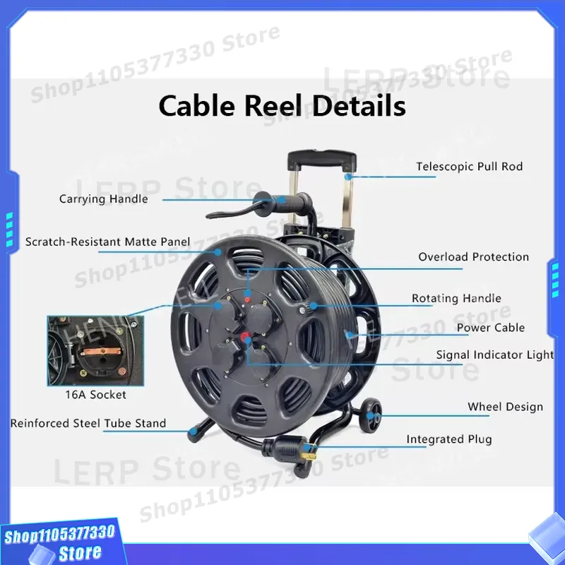 Cabo de Extensão de Alta Resis - Outdoor Power Extension Cord avaliação e preço