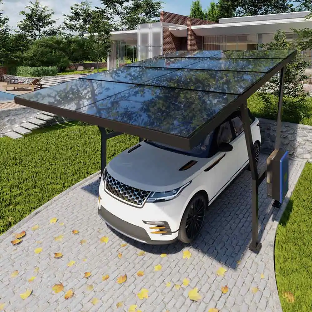 Carport Solar Fotovoltaico Eur - Outdoor Power Block avaliação e preço