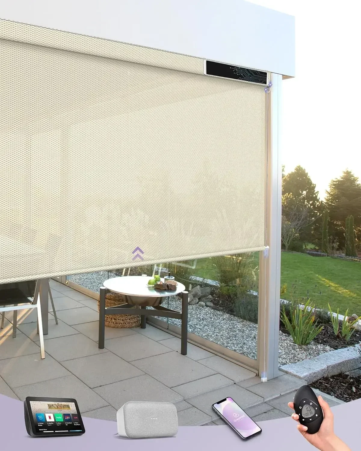 Persianas Motorizadas para Ext - Outdoor Power Blinds avaliação e preço